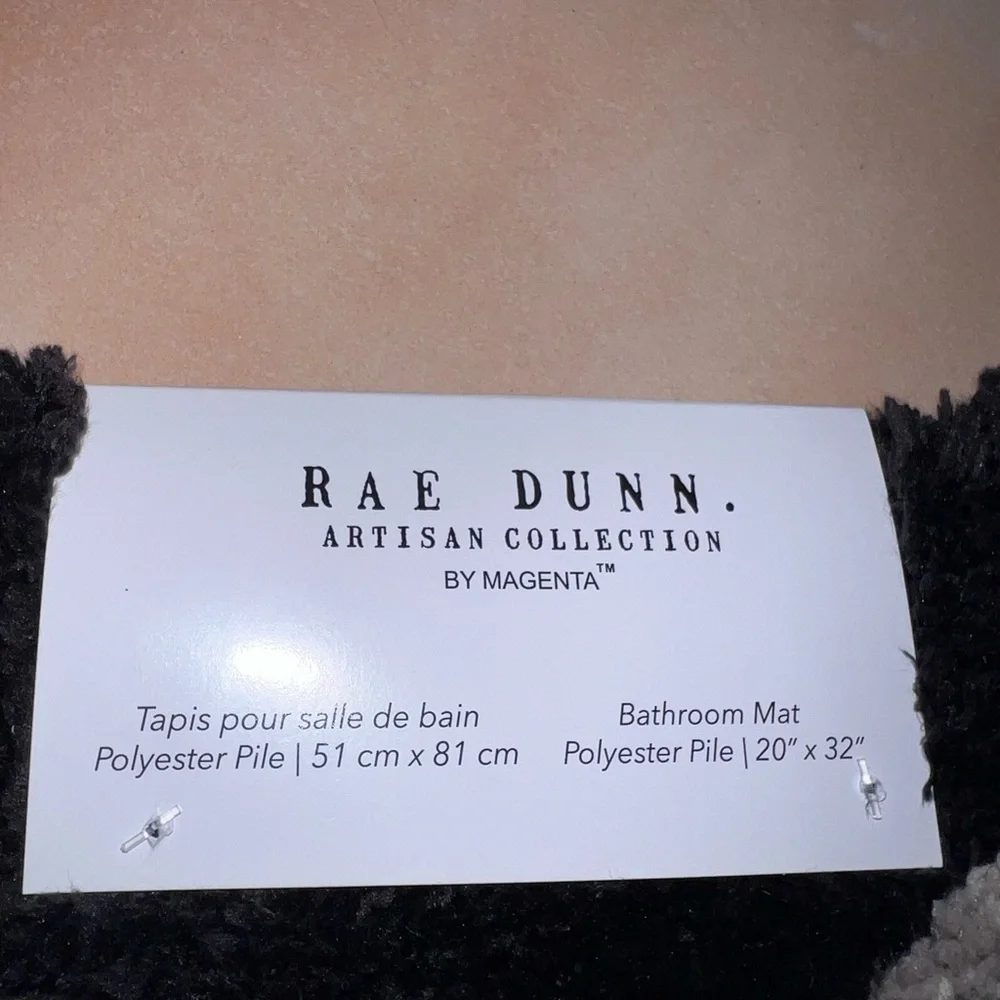 LAST ONE👻 Rae Dunn HEY BOOTIFUL Bathmat Rug HTF Ghost Beautiful Halloween 🎃👻